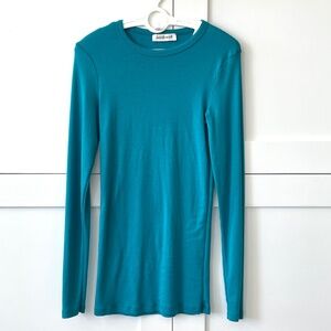 Kettlewell Hetta pima/modal LS tee Teal  EUC